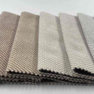 Cationic Pineapple Grid wool fabric 260402