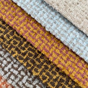 Two-Tone Jacquard Plaid Fabric