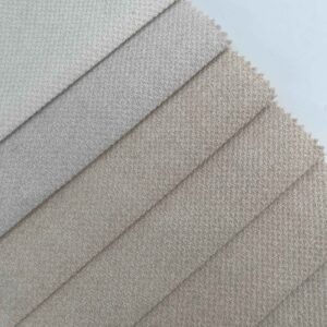 Cationic Pineapple Grid wool fabric 260405