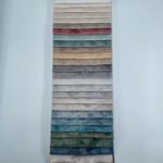 Laminated Holland velvet sofa fabric with nonwoven backing