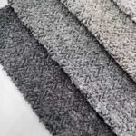 Woven Loop Yarn Textured Upholstery Fabric color samples showing surface texture