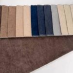 Warp Knitted Snowflake Fleece Bonded Holland Velvet color samples showing surface texture