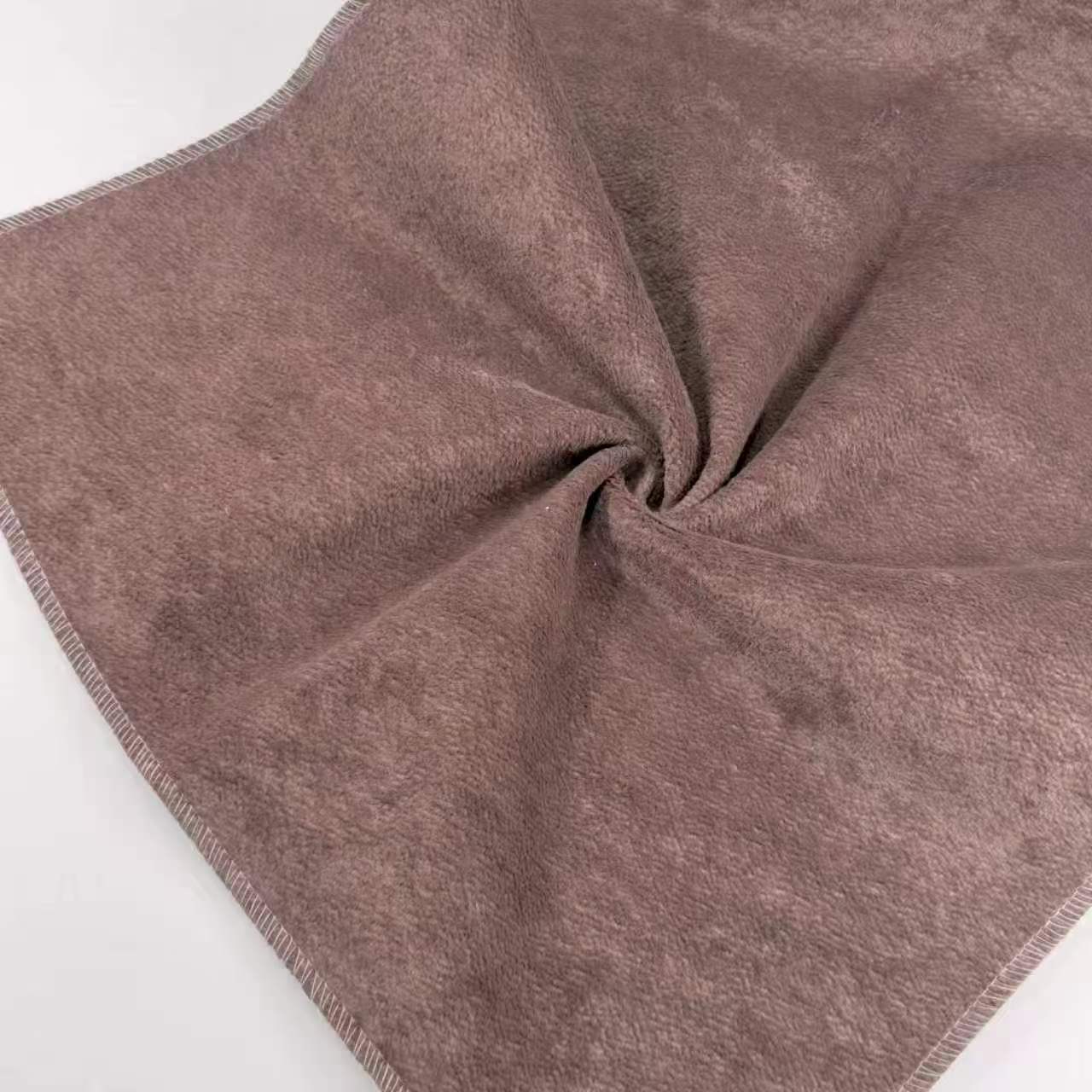 Warp Knitted Snowflake Fleece Bonded Holland Velvet gathered sample showing drape