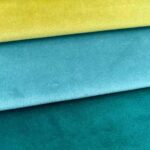 Warp Knitted Solid Color Dutch Velvet color samples showing surface texture