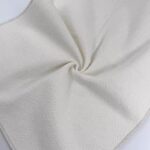 Woven Herringbone Jacquard Chenille Upholstery Fabric gathered sample showing drape