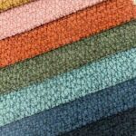 Woven Textured Jacquard Upholstery Fabric (Item JC2607) color samples showing surface texture