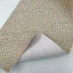 Woven Textured Jacquard Upholstery Fabric (Item JC2607) front and reverse side detail