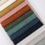 Woven Textured Jacquard Upholstery Fabric (Item JC2607) color samples showing surface texture